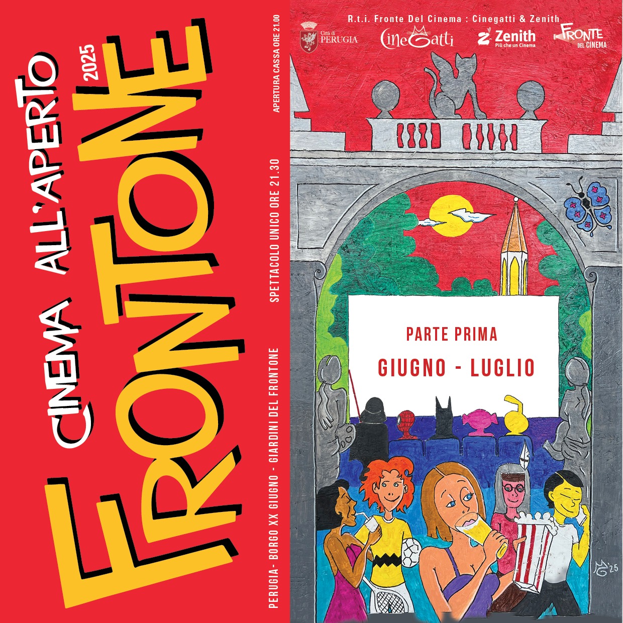 Poster Frontone cinema all'aperto